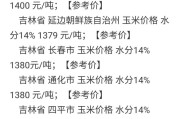 今日济宁玉米收购价格表