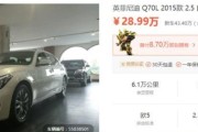 23万买一辆15款英菲尼迪Q70L价格合适吗