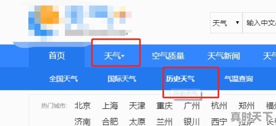 怎么查询前几天的天气，前天天气 - 真时天下