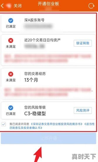 创业板块开通条件_想买创业板块怎么开通 - 真时天下