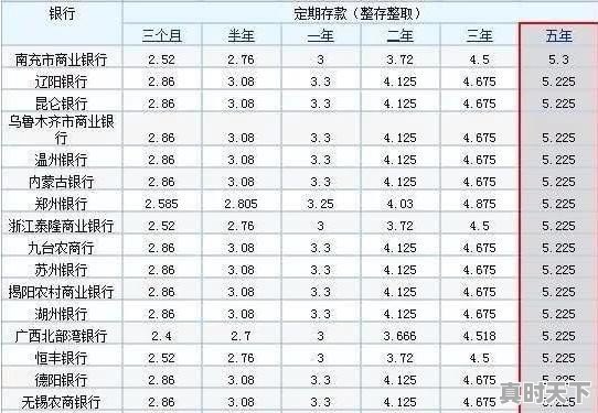 银行五年定期存款利率为5.3%，大家觉得划算吗？还有更好的选择吗 - 真时天下