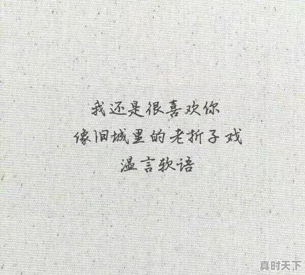 你听过最干净的句子是什么 - 真时天下