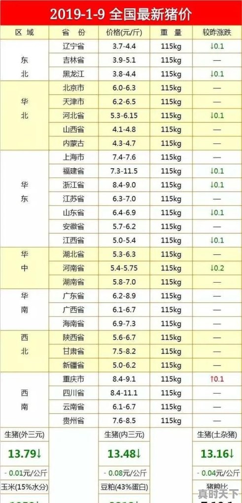 东北猪价跌到3.7元/斤，你认为春节前还能涨吗 - 真时天下