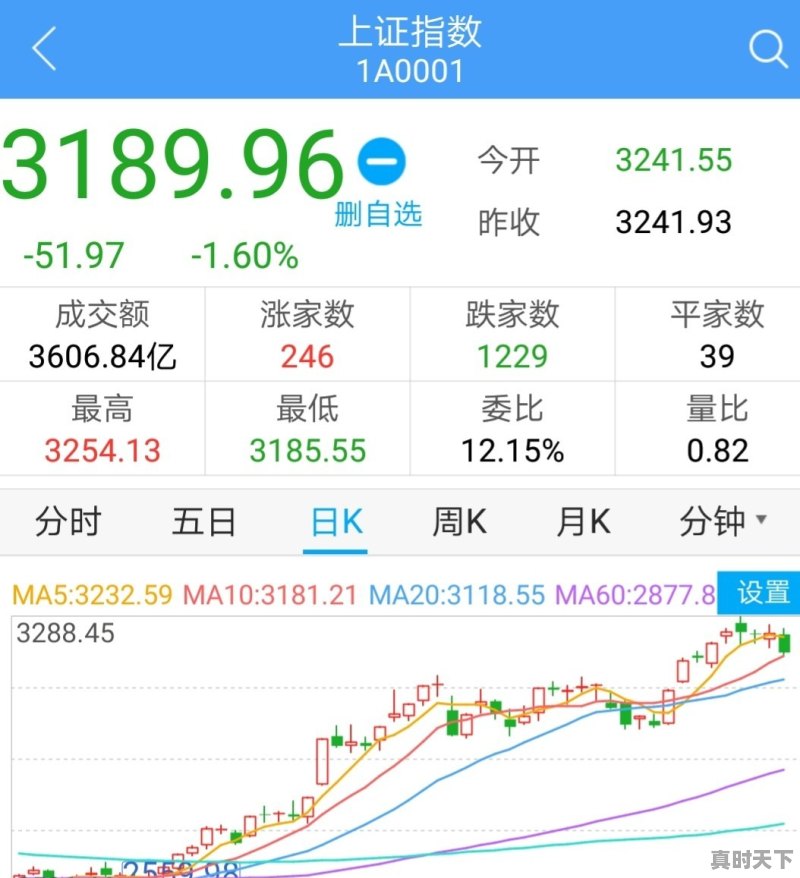 沪指跌1.36%失3200，接下来会怎么样 - 真时天下